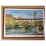 Florence Cityscape Framed Prints - Ponte Vecchio