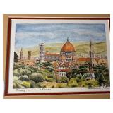 Florence Cityscape Framed Prints - Ponte Vecchio