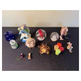 Owl Figurine & Holiday Trinkets - Snow Globes, Birdhouse, Candles & More