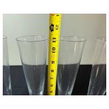 Champagne Flutes - Clear Glass (Lot of 4)