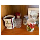 VTG Assorted Holiday Decor & Trinkets - Ceramic Owls, Shell Bowl, Pumpkin, Bunny