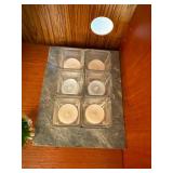 Murano Art Glas Handkerchief Vase - Ruffled Lip & Assorted Candle Holders