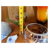 Murano Art Glas Handkerchief Vase - Ruffled Lip & Assorted Candle Holders