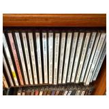 Wooden CD Storage Cabinet with Doors - Holds 60+ CDs, Includes CD Holder - ALLInc