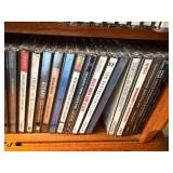 Wooden CD Storage Cabinet with Doors - Holds 60+ CDs, Includes CD Holder - ALLInc