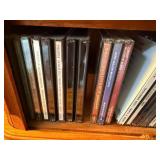 Wooden CD Storage Cabinet with Doors - Holds 60+ CDs, Includes CD Holder - ALLInc