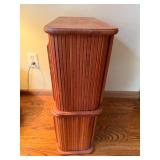 Wooden CD Storage Cabinet with Doors - Holds 60+ CDs, Includes CD Holder - ALLInc