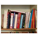 Collected Recipes Cookbook & Assorted Cookbooks on Shelf - 200 Salads & More