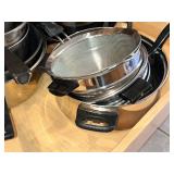Stainless Steel Cookware Set with Glass Lids - Pots & Pans