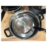 Stainless Steel Cookware Set with Glass Lids - Pots & Pans