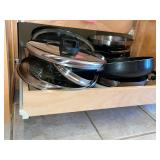 Cookware Set - Assorted Pots & Pans with Glass Lids, Stainless Steel & Nonstick