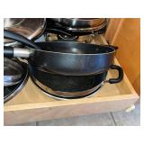 Cookware Set - Assorted Pots & Pans with Glass Lids, Stainless Steel & Nonstick