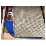 Assorted Placemats - Beige Woven, Blue Mesh, Green Textured Mats