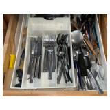 Gernpton Stainless Steel Flatware Set - Mixed Pattern with Serving Utensils