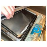 Kitchenware Bundle: Baking Sheets, Wood Cutting Board & Water Bottle