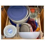 Plastic Food Storage Containers with Lids - Assorted Sizes & Colors