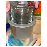 Plastic Food Storage Containers with Lids - Assorted Sizes & Colors