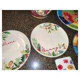 Colorful Ceramic Jar With Lid - Assorted Holiday Plates & Kitchen Decor Set
