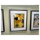 Framed Daisy Flower Wall Art - 3-Piece Set