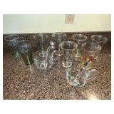 Coca-Cola Glasses - Embossed Script Clear Glassware (Assorted)