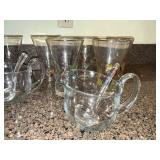 Coca-Cola Glasses - Embossed Script Clear Glassware (Assorted)