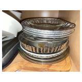 Metal Bakeware Assortment - Cake Pans, Loaf Pans, Pie Pans, Glass Dishes