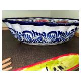 Hand-Painted Ceramic Kitchenware Set - Bowls, Spoons & Utensils