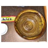 Hand-Painted Ceramic Kitchenware Set - Bowls, Spoons & Utensils