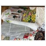 Assorted Vintage Table Linens - Doilies, Lace Runners & Embroidered Napkins