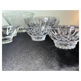 Glass Bowls Set - Clear, Assorted Sizes