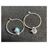 Assorted Costume Jewelry Set: Earrings, Rings & Accessories - displays not inc