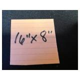 Wooden Jewelry Box - 3 Drawers - Blue Felt Interior - 16 x 8 in