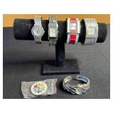 Geneva, Vivani & Versales Vintage Watches Collection - Quartz Timepieces & Carnival Medallion