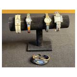 Geneva Platinum Quartz Vintage Watches (Lot of 5)