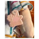 Applause Plush Dolls Set - Vintage Rag Dolls with Light-Blue Booties