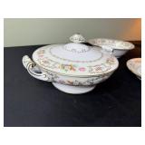 Went Worth DresRosa Lidded Tureen With 2 Matching Serving Dishes - Made In Japan
