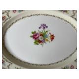 Wentworth China DoresRosa Oval Serving Platter - Made in Japan