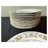 Went Worth DresRosa Plates - Floral Bouquet Pattern - Made in Japan