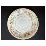 Wentworth DresRosa Floral Saucers - Gold Trim, Made in Japan