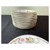 Wentworth DresRosa Floral Saucers - Gold Trim, Made in Japan