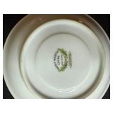 Wentworth DresRosa Floral Saucers - Gold Trim, Made in Japan