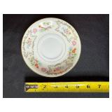 Wentworth DresRosa Floral Saucers - Gold Trim, Made in Japan