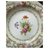 Went Worth China DresRosa 9in Dessert Plates