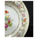 Went Worth China DresRosa 9in Dessert Plates