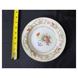 Went Worth China DresRosa 9in Dessert Plates