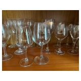Clear Glass Stemware - Assorted Wine Glasses & Champagne Flutes