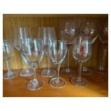 Bella Rose Winery Glasses - Assorted Clear Wine Glass Stemware