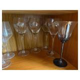 Bella Rose Winery Glasses - Assorted Clear Wine Glass Stemware