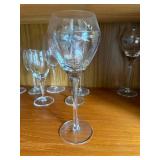 Bella Rose Winery Glasses - Assorted Clear Wine Glass Stemware