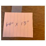 Metal-Frame Floor Mirror - 64 in tall x 13 in wide